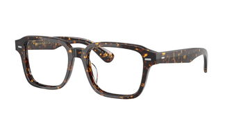 Das Bild zeigt die Oliver Peoples Fassung OV5562U 1741 leicht seitlich., Zubehor, Brillen